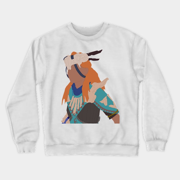 Aloy Banuk Ice Hunter Armor Crewneck Sweatshirt by TheBigCat